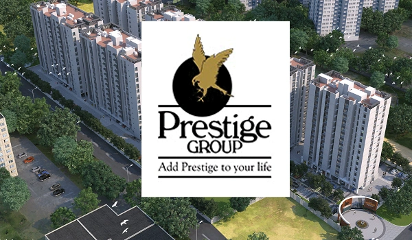 Prestige Group luxury residential towers and integrated township aerial view